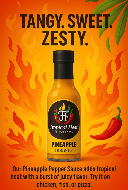 Tropical Heat Pepper Sauce - Pineapple